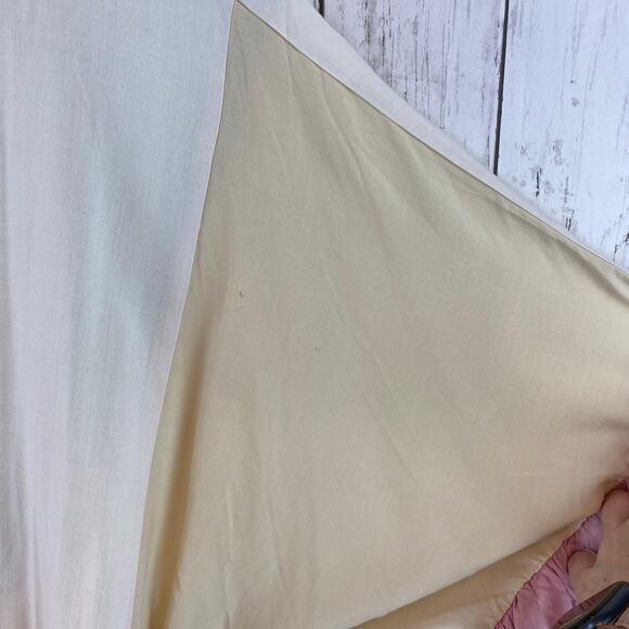 NWT Main Strip Cream/White/Mint/Rose Colorblock Tie Waist Romper Size Small - Picture 8 of 14